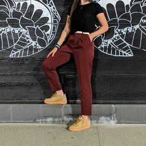 FOREVER 21 Pinstriped Trousers